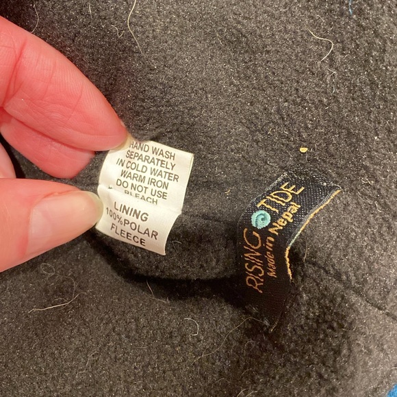 Rising Tide Nepal Wool Knit Hat Fleece Lined - Picture 5 of 15